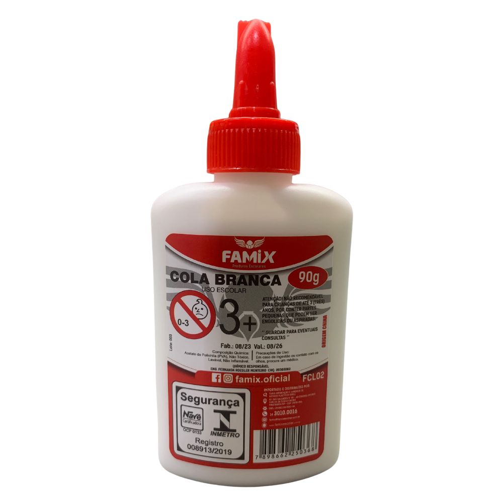 COLA BRANCA 90G FAMIX