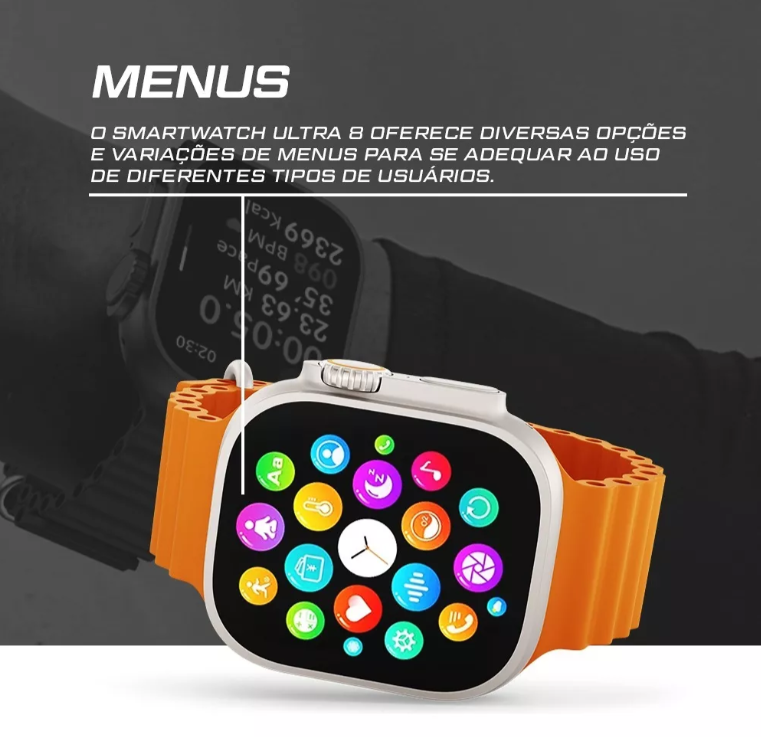 Smartwatch S9 Ultra - Resistente a Água IP68