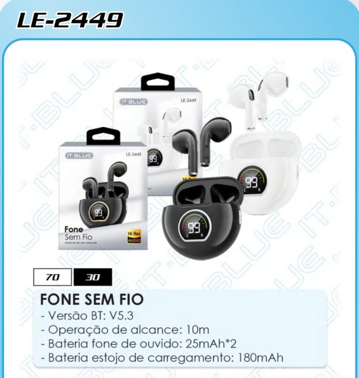 FONE WIRELESS S/FIO IT.BLUE LE-2449