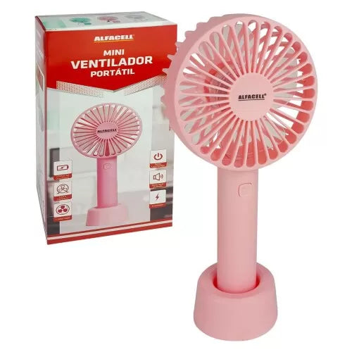 MINI VENTILADOR PORTATIL, ALIMENTACAO: 2 PILHAS AA (NAO INCLUSAS); 23X10,5X6,5CM