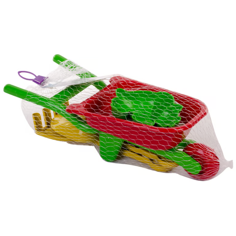 Carriola com pá e rastel baby + 2 formas