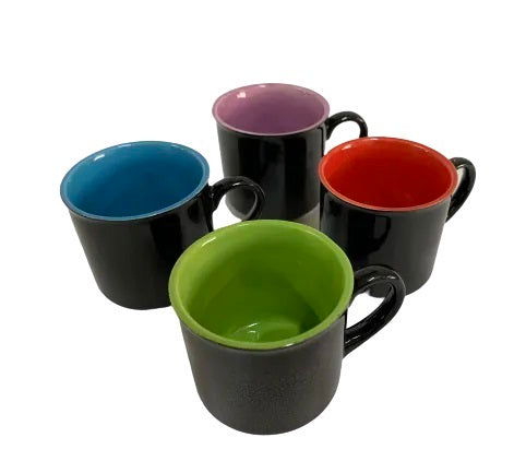 JOGO DE XICARA DE CAFE DE CERAMICA 4PECAS 90ML