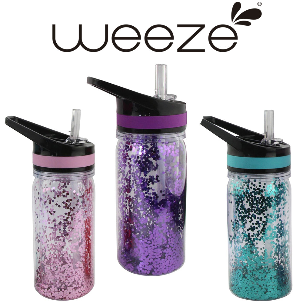 SQUEEZE AEROBIC GLITTER PLASTICO 350ML 1UN