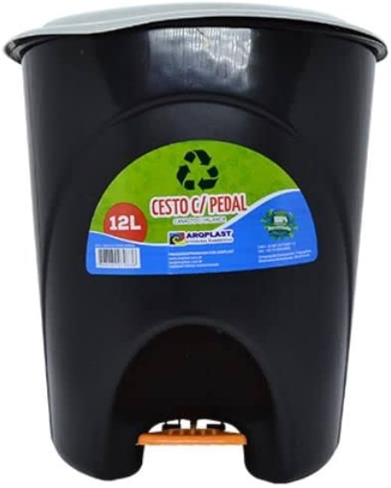 CESTO DE PEDAL 12L RED. PP