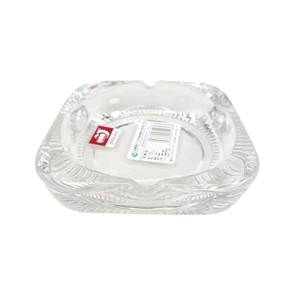 CINZEIRO QUADRADO EM VIDRO SODO-CALCICO, COM CAPACIDADE DE 100ML; TAMANHO: 9,5X2,5CM; 255G