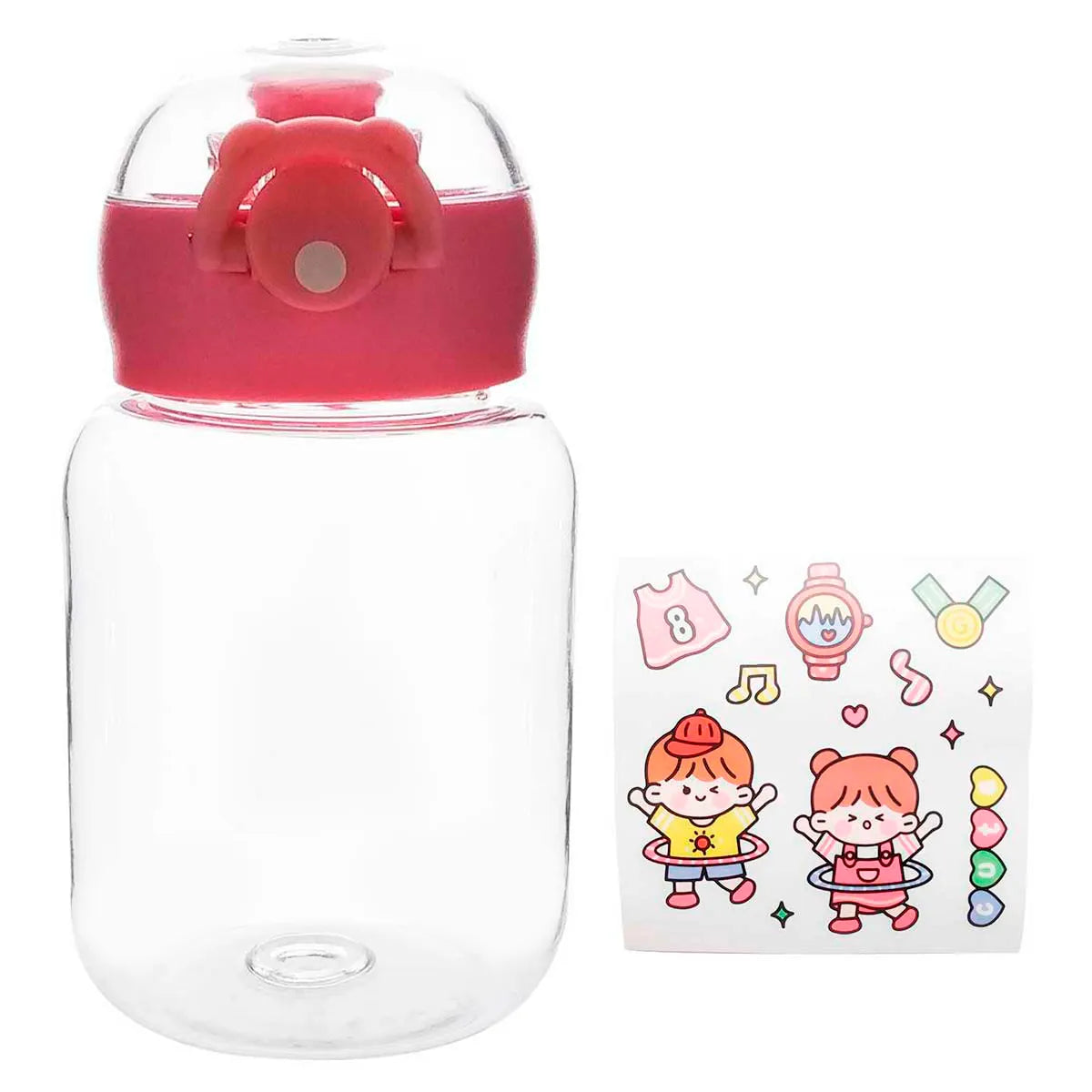 GARRAFA 500ML PLASTICO 8CM X 8CM X 15,5CM