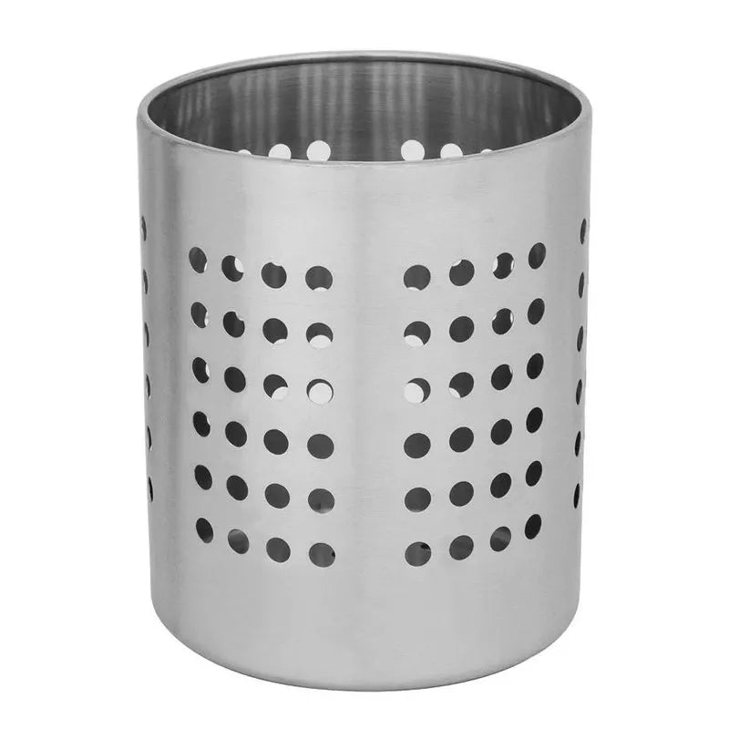 PORTA TALHERES EM ACO INOX 10X12 CM