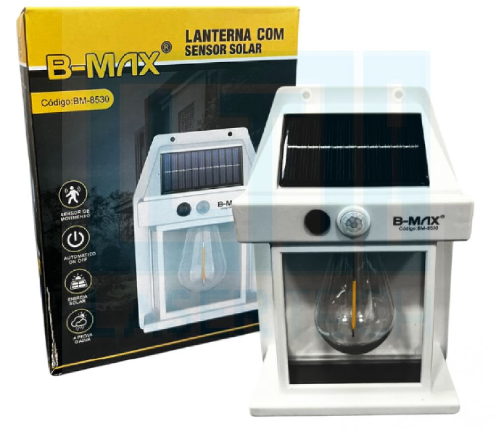 Lanterna Com Sensor Solar (BM-8530)