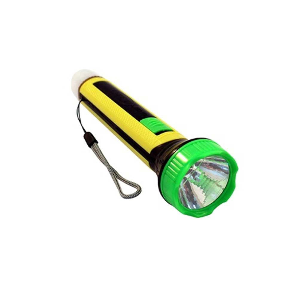 LANTERNA MANUAL COM 2 LEDS; PILHA 2*AA, NAO INCLUSO 19*4.5CM