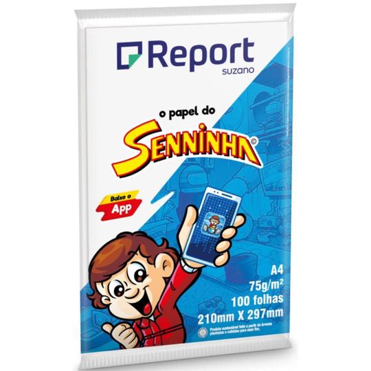 PAPEL SULF A 4 75G SENNINHA BR 100FLS