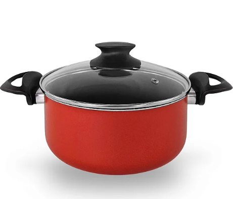 CAÇAROLA 16 ROUGE TAMPA DE VIDRO