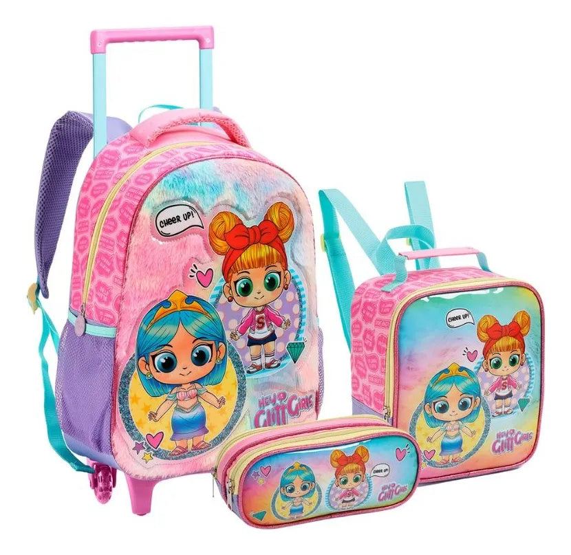 KIT MOCHILA HEY GLITT GIRLS
