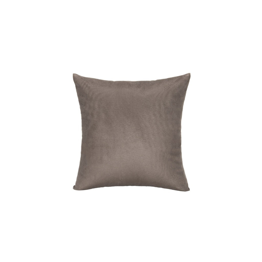 ALMOFADA LISA 0,40 X 0,40 QUADRADA SUEDE BOTAƒO DUPLO