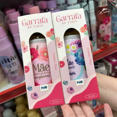GARRAFA VIDRO MAE 300ML