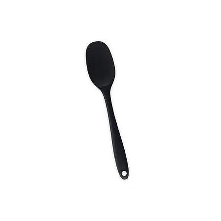 COLHER 27CM PRETO