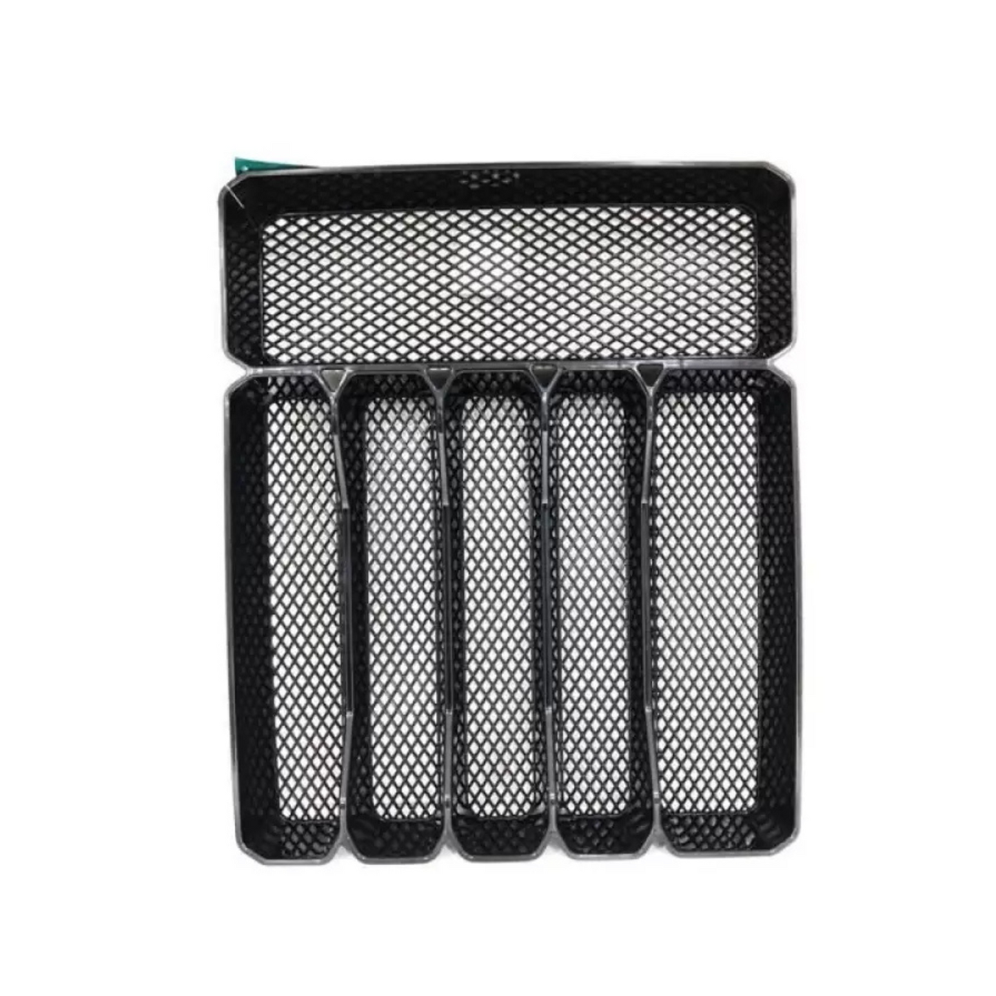 PORTA TALHER 6 DIVISORIAS PRETO 34 X 41 X 5 CM LINEA