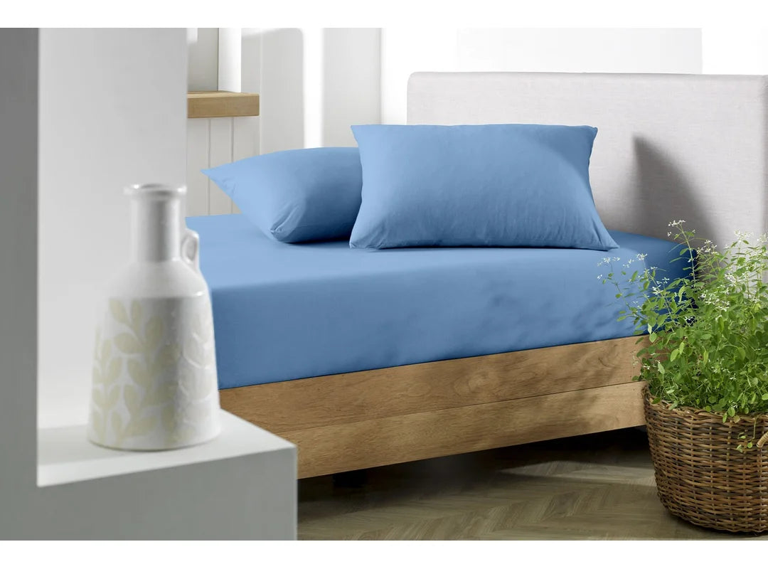 LENCOL QUEEN AVULSO SLIM MALHA 100%ALG (1,58x1,98x35)