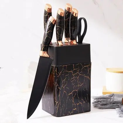 CJ DE FACAS WOOD 7PC