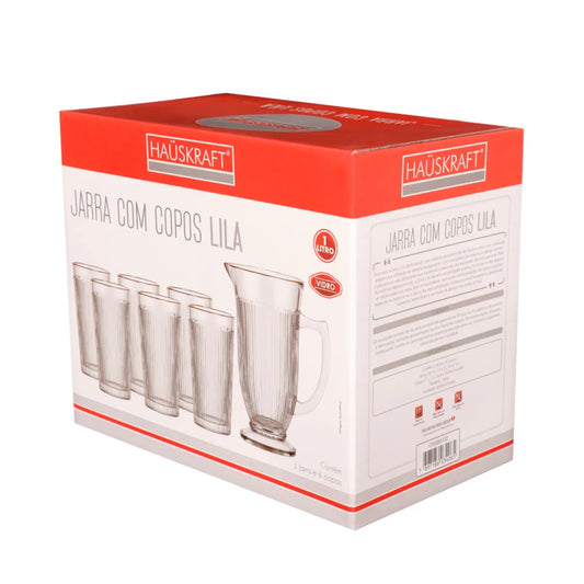 JARRA COM COPOS LILA