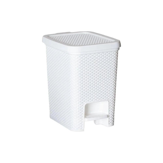 LIXEIRA C/ PEDAL 10 LTS BRANCA LINEA