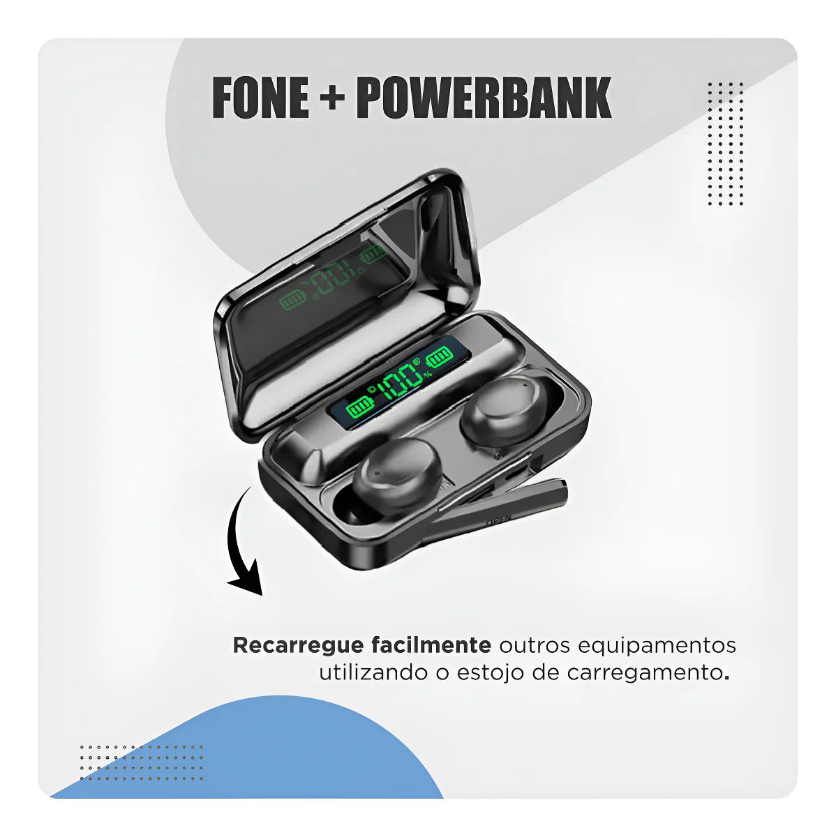 FONE DE OUVIDO SEM FIO - IT BLUE LE-2440