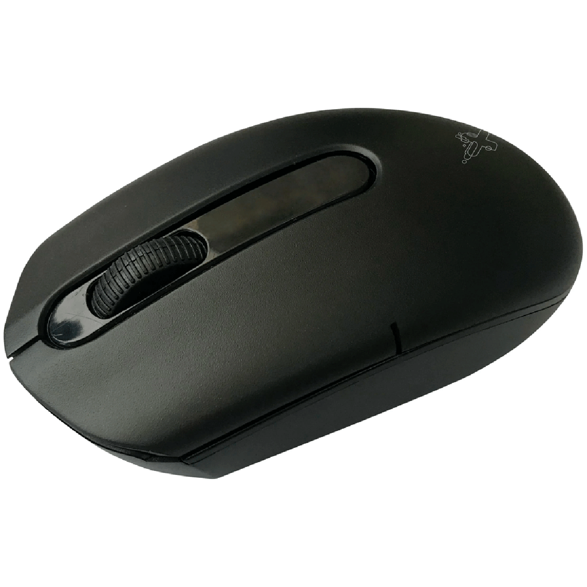 Mouse Ergon Com Fio 1200 dpi USB 2.0 Iluminação LED Maxprint