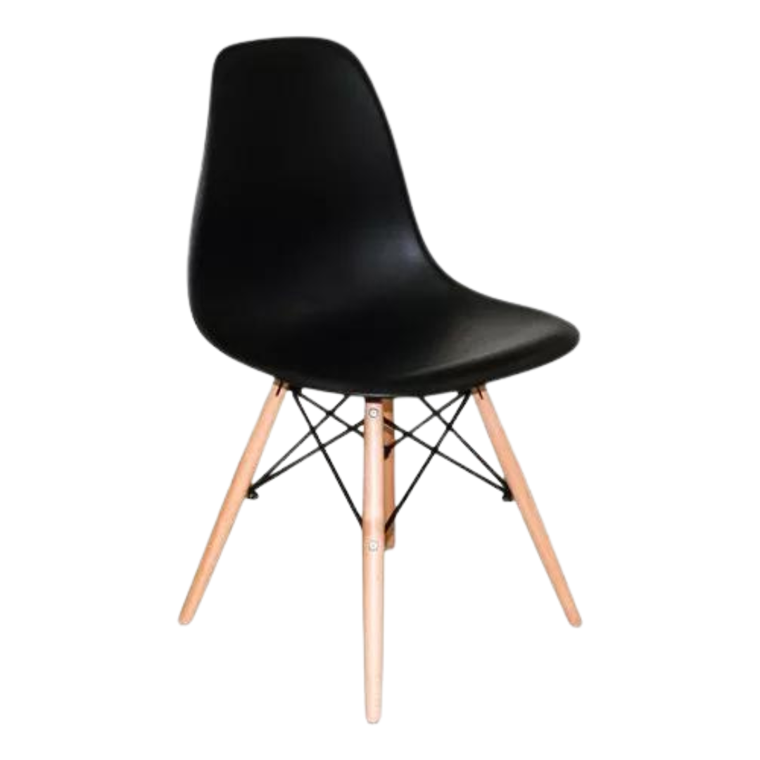 CADEIRA CHARLES MARROM EAMES EIFFEL DKR WOOD