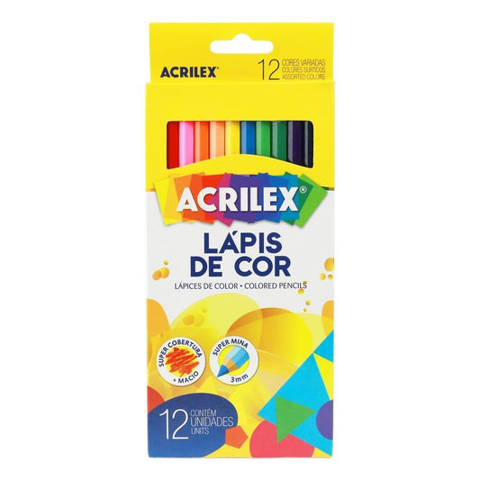 LAPIS DE COR 12 COR