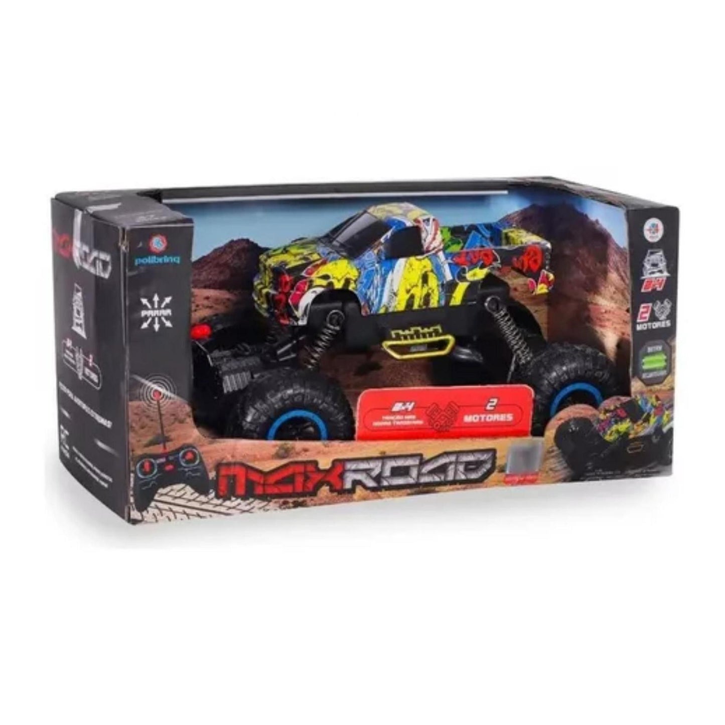 CARRINHO DE BRINQUEDO DE CONTROLE REMOTO (MAX ROAD)