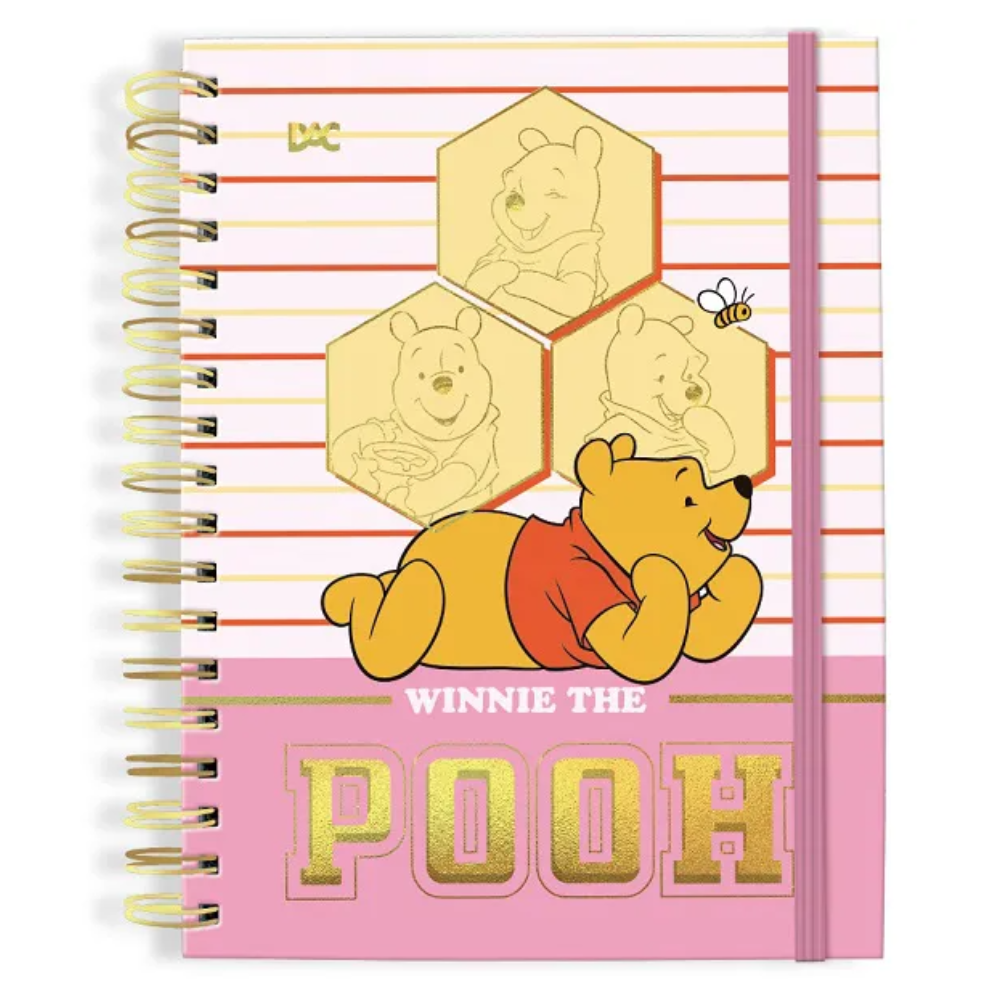 Caderno SMART Colegial Disney Ursinho Pooh C/FLS Tira e Põe DAC