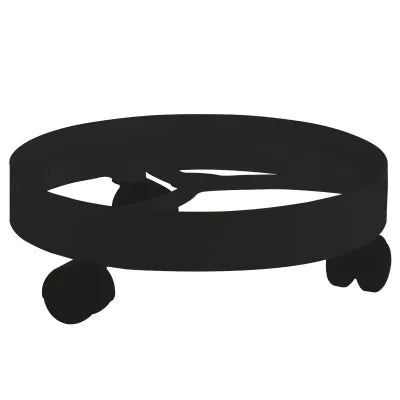 SUPORTE P/ BOTIJAO DE GAS C/ RODIZIO BLACK