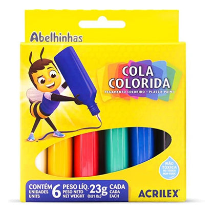 COLA COLORIDA/23G 6 CORES
