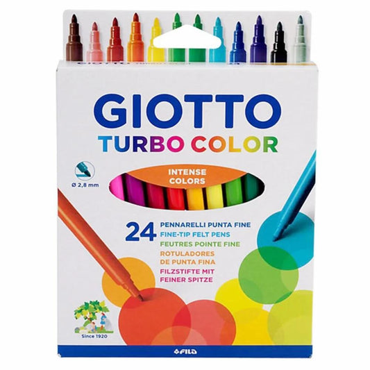 HIDROCOR GIOTTO TURBO COLOR ESTOJO 24 CORES