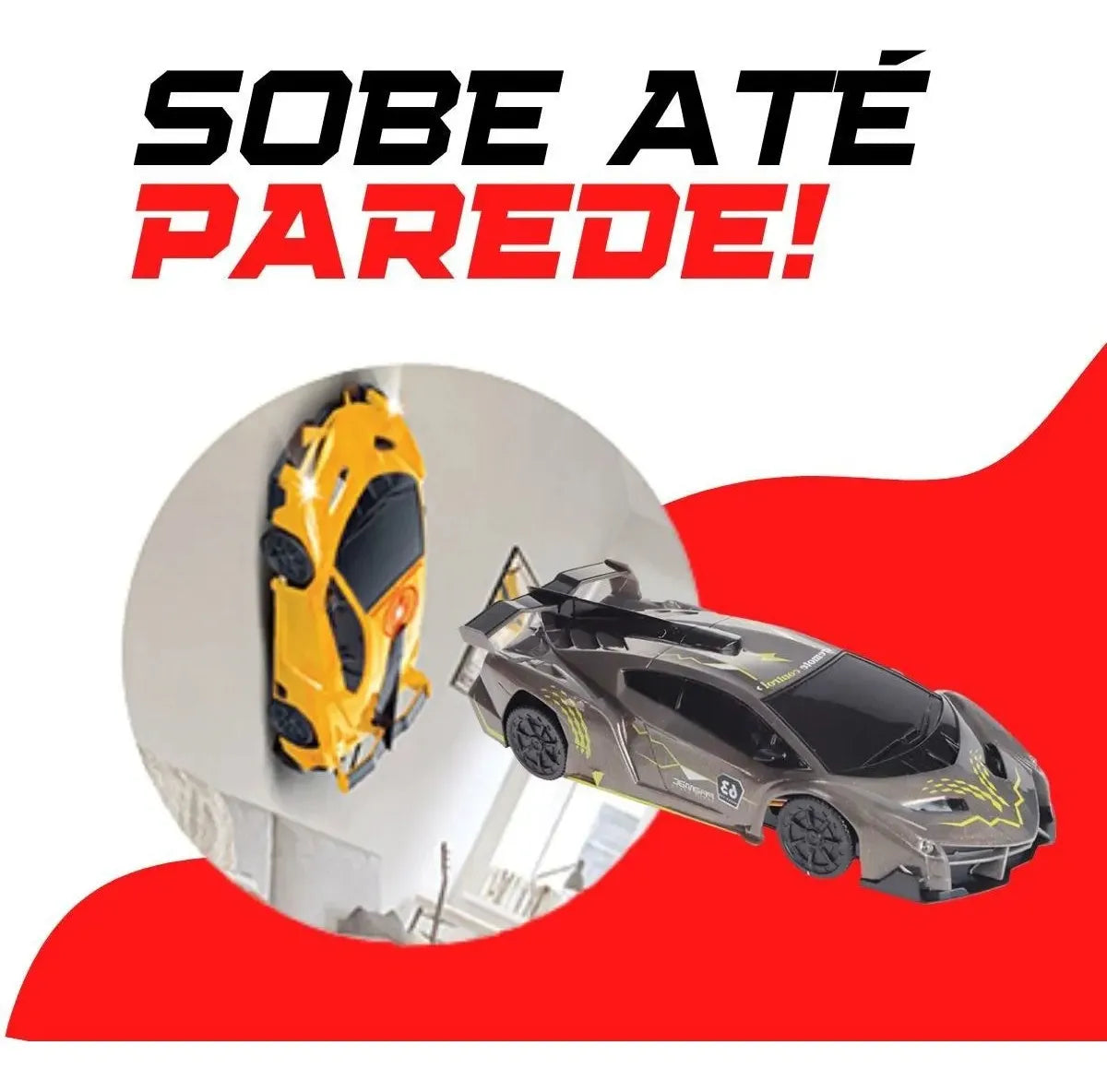 CARRO DE CONTROLE REMOTO F ESCALA PAREDE