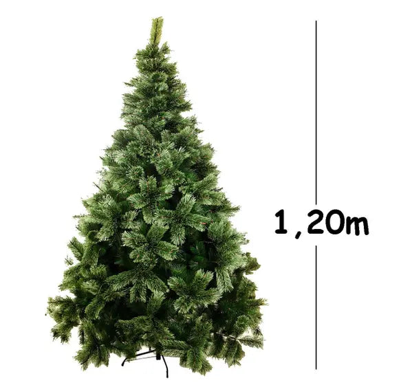 Árvore De Natal Pinheiro Cor Verde Green Modelo Luxo 1,20m 170 Galhos