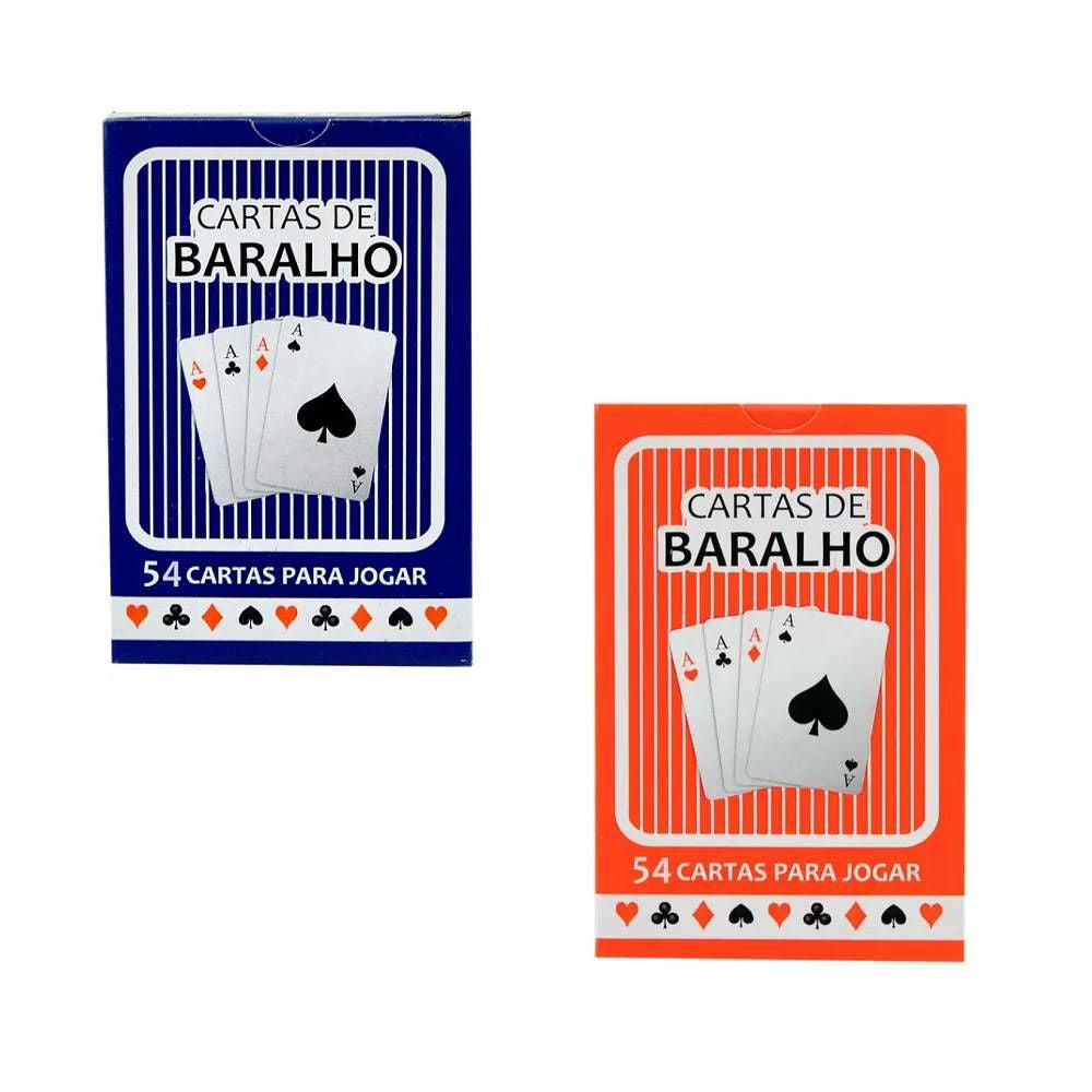 Baralho De Papel 54 cartas