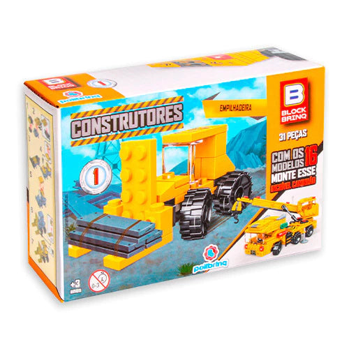 BRINQUEDO MONTA E DESMONTA - FORCA MAXIMA CONSTRUCAO