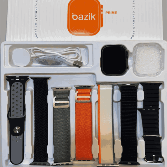 Smartwatch S21 Ultra Pro Bazik Prime Nfc 7 Pulseiras Caixa