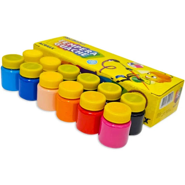 TEMPERA GUACHE/ 15ML 12CORES