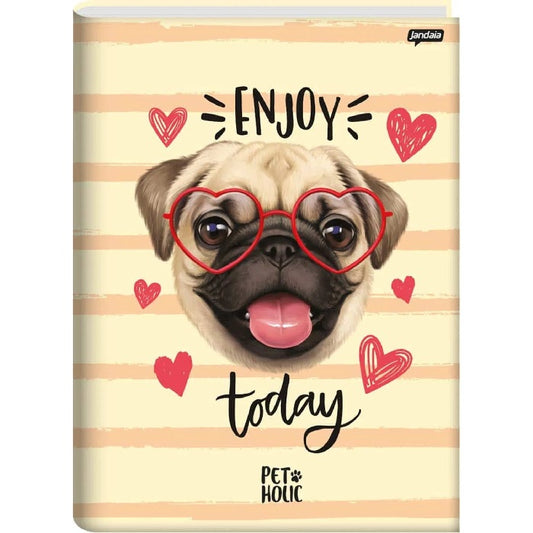 CADERNO BROCHURA 80 FLS PET HOLIC