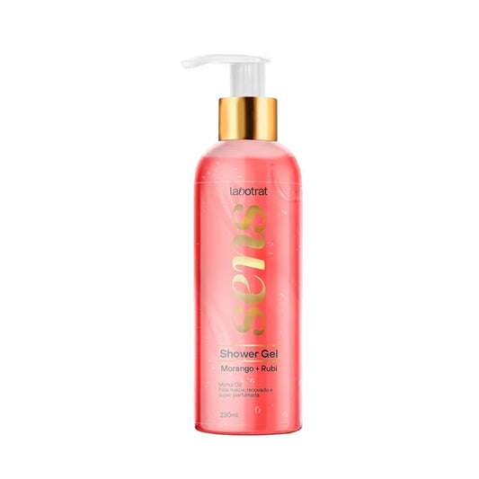 SHOWER GEL LIQUIDO MORANGO RUBI SENS 230ML