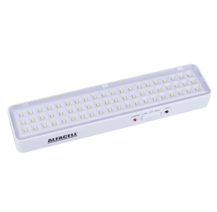 Luminária de Emergência 60 Leds Alfacell AL50082 Bivolt