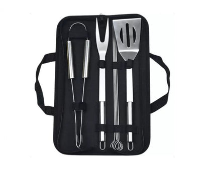 KIT PARA CHURRASCO 7 PEÇAS COM BOLSA KE HOME