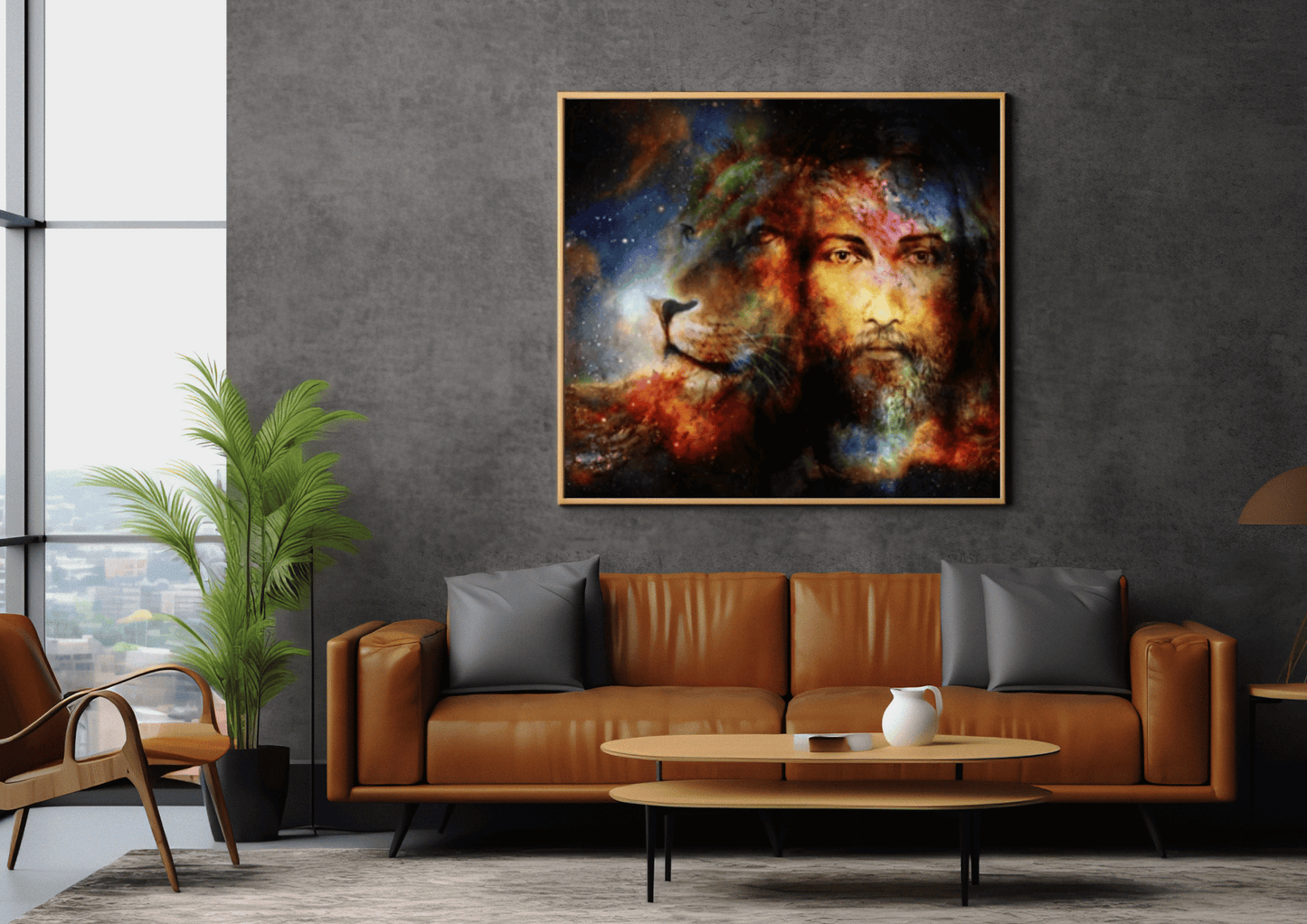 Quadro Decorativo Religioso - Canvas 62x92