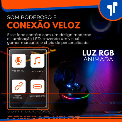 FONE GAMER SEM FIO LE-2456