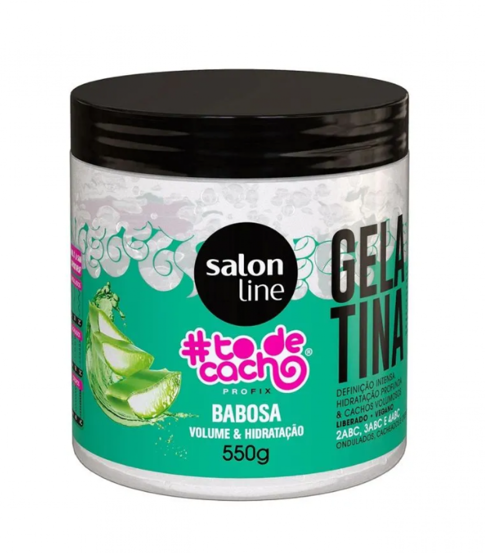 Gelatina Capilar Salon Line #ToDeCacho Babosa 550g