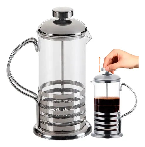 CAFETEIRA PRENSA FRANCESA METAL 600
