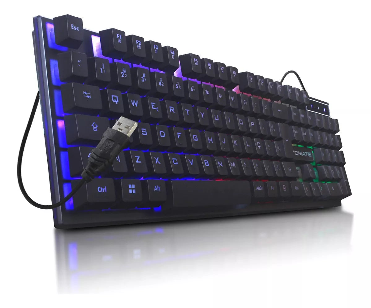 TECLADO LED RGB C/FIO