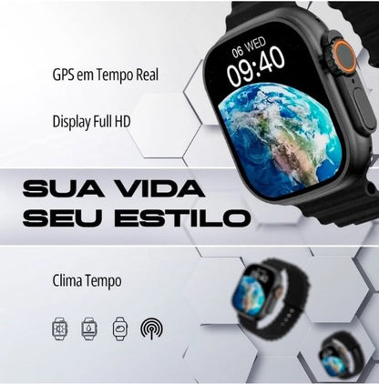 Smartwatch Series 10 Ultra W69 + Plus Nfc Super Amoled 2GB