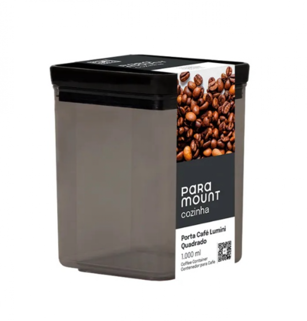 Porta Café Lumini Quadrado 1.000ml